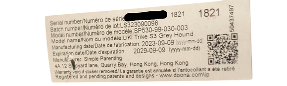 Shop Doona Liki Trike S3, Grey Hound at GoodBuy Gear