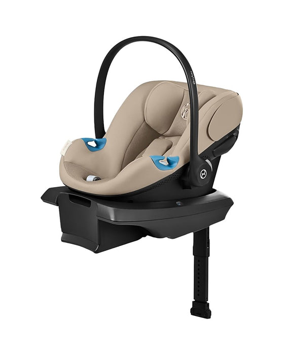 Cybex Aton G2 Infant Car Seat with Load Leg Base, 2025, Almond Beige