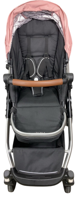 Shop Mockingbird Single to Double 2.0 Stroller, 2024, Bloom, Silver With Penny Leather, Windowpane at GoodBuy Gear