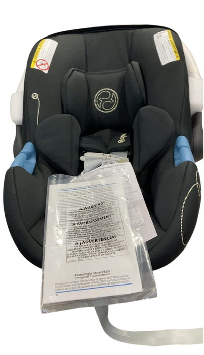 Shop Cybex Eos and Aton G Travel System, 2024, Moon Black, Silver at GoodBuy Gear