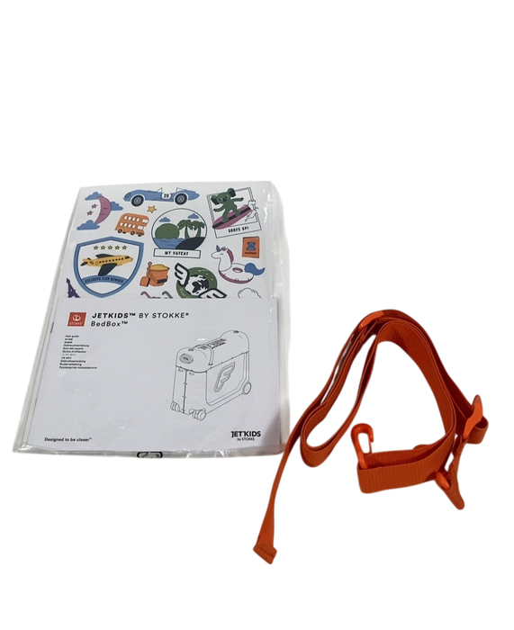 Shop Stokke JetKids BedBox + Crew Backpack Travel Bundle, Blue Sky at GoodBuy Gear