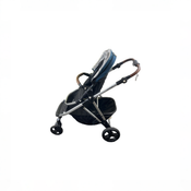 Shop Mockingbird Single to Double Stroller, 2022, Sea, Silver/Brown, Windowpane at GoodBuy Gear