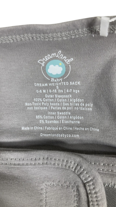 Shop Dreamland Weighted Swaddle, 0-6 Months, Moon Grey at GoodBuy Gear