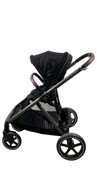 Shop Cybex Gazelle S Modular Stroller, 2023, Moon Black, Taupe Frame at GoodBuy Gear