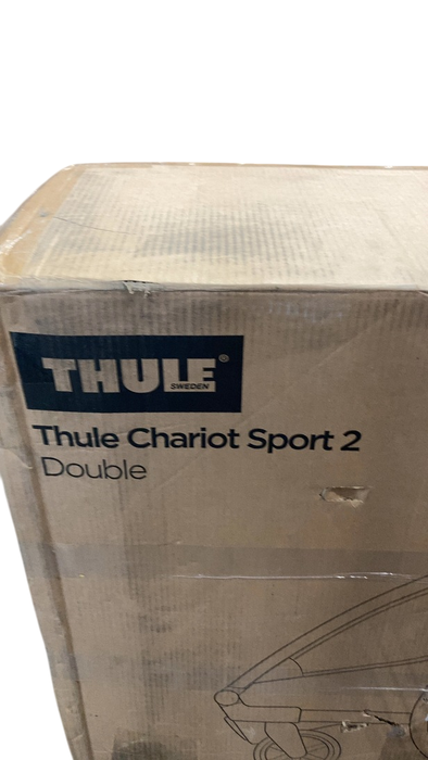 Shop Thule Chariot Sport 2 Bike Trailer, Black, 2024, Double at GoodBuy Gear