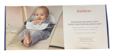 Shop BabyBjorn Bouncer Balance Soft, Black Frame, Dark Gray/Gray at GoodBuy Gear