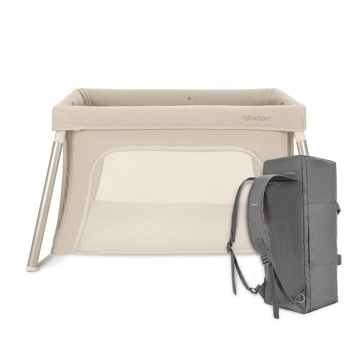 Shop Newton Travel Crib and Playard, Sand, 2025, Compact at GoodBuy Gear