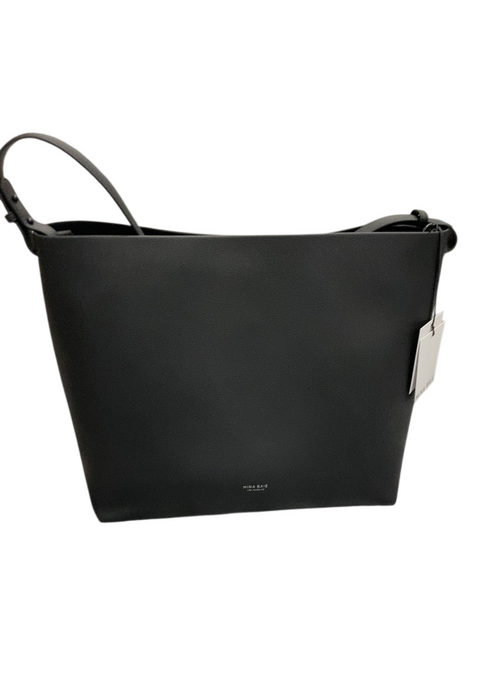 Shop Mina Baie Harlow Vegan Midi, Black at GoodBuy Gear