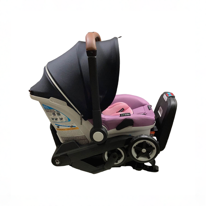 Shop Evenflo Gold Shyft Dual Ride Infant Car Seat Stroller Combo, 2023, Opal Pink, with Carryall Storage and Extended Canopy at GoodBuy Gear