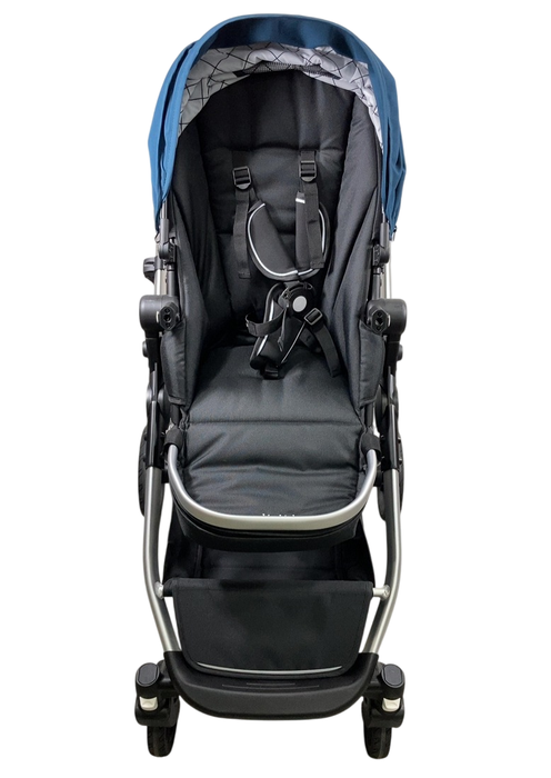 Shop Mockingbird Single to Double 2.0 Stroller, 2024, Sea, Silver With Penny Leather, Windowpane at GoodBuy Gear