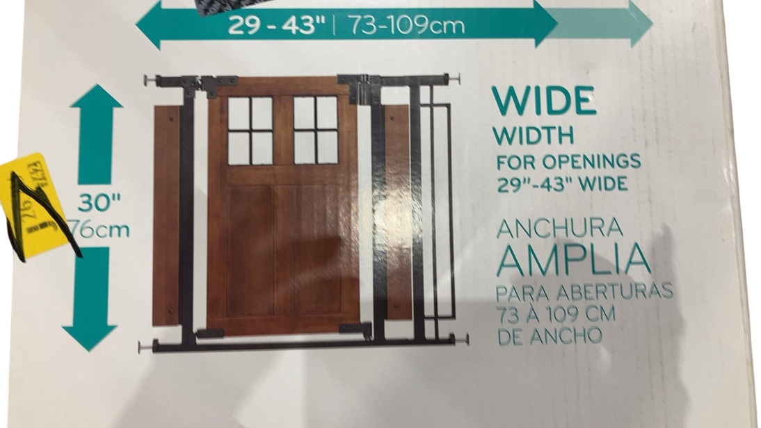evenflo barn door walk-thru gate installation Evenflo Barn Door Walk-Thru Baby Gate