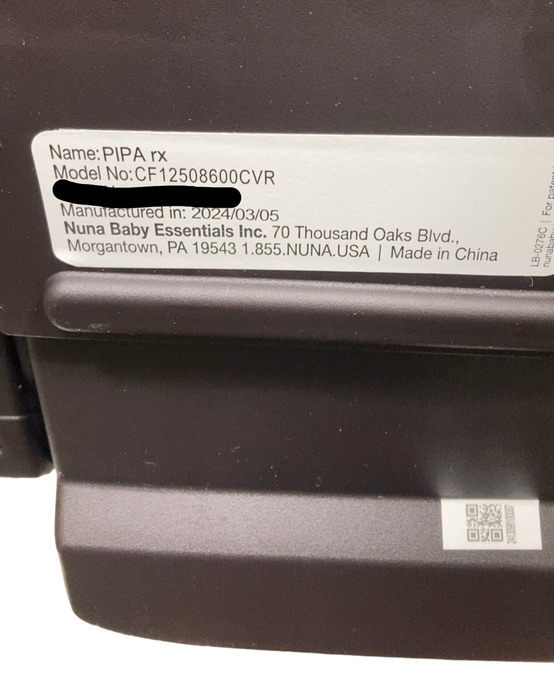 Shop Nuna PIPA rx Infant Car Seat, 2024, Caviar at GoodBuy Gear