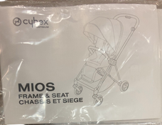 Shop Cybex Mios Seat And Frame, 2019, Matt Black at GoodBuy Gear