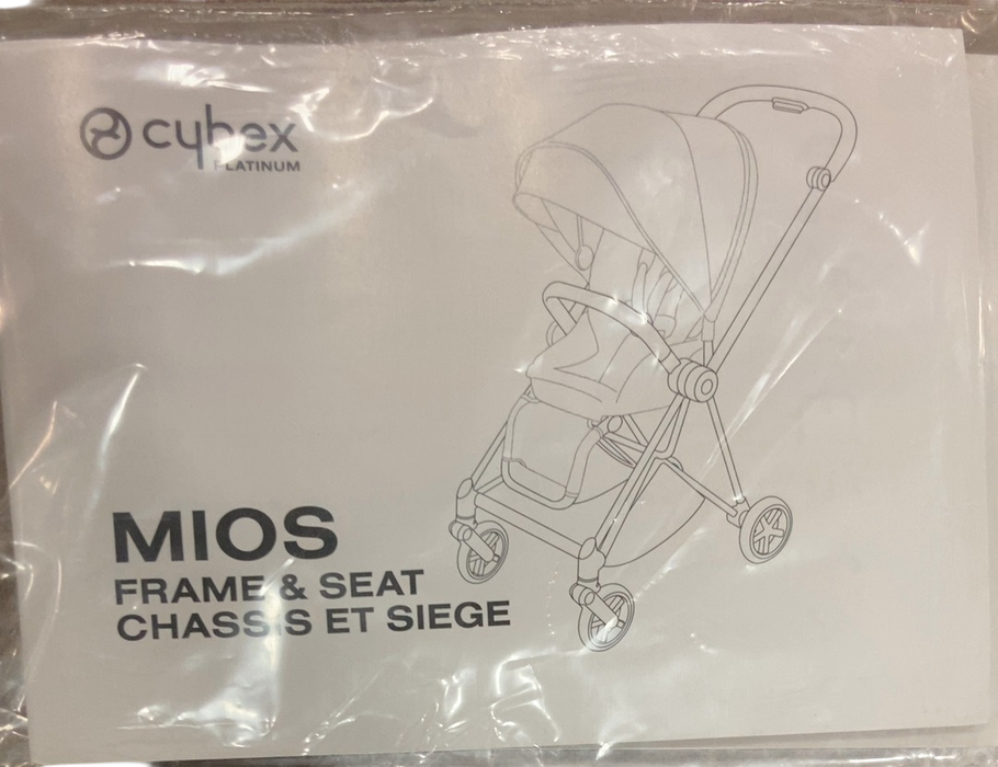 Shop Cybex Mios Seat And Frame, 2019, Matt Black at GoodBuy Gear
