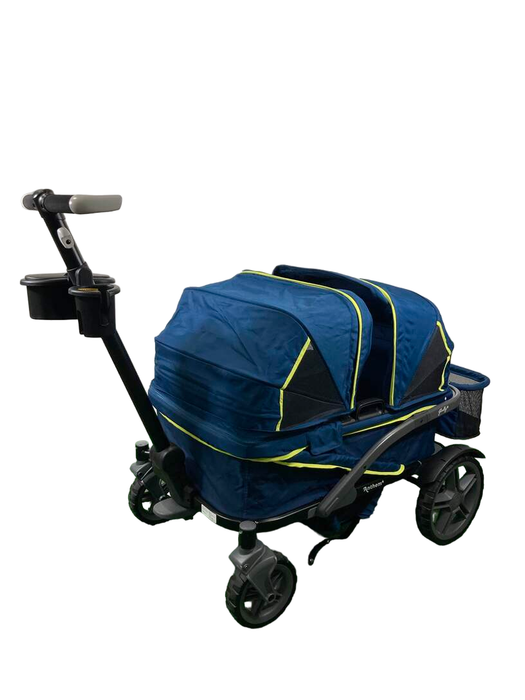 secondhand Gladly Family Anthem4 Classic 4 Seater All Terrain Wagon Stroller, Neon Indigo