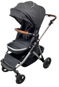 Shop Mockingbird Single to Double 2.0 Stroller, 2024, Black, Silver With Penny Leather, Watercolor Drops at GoodBuy Gear