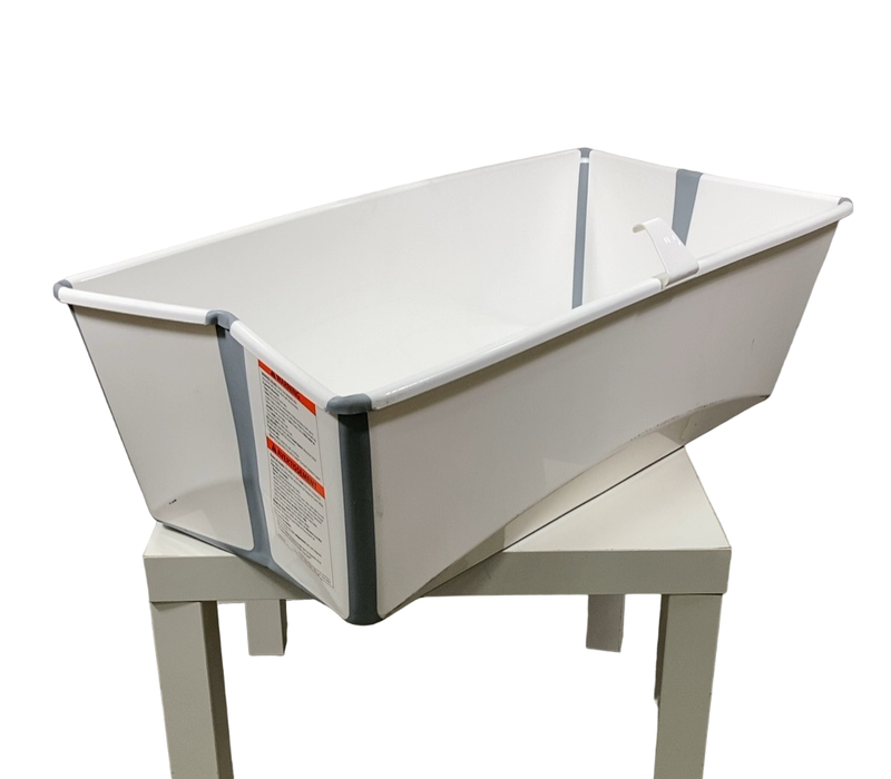 Shop Stokke Flexi Bath Foldable Baby Bathtub, White, XLarge at GoodBuy Gear