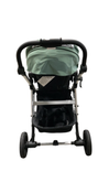 Shop Mockingbird Single 2.0 Stroller, 2024, Sage, Silver With Black Leather, Windowpane at GoodBuy Gear