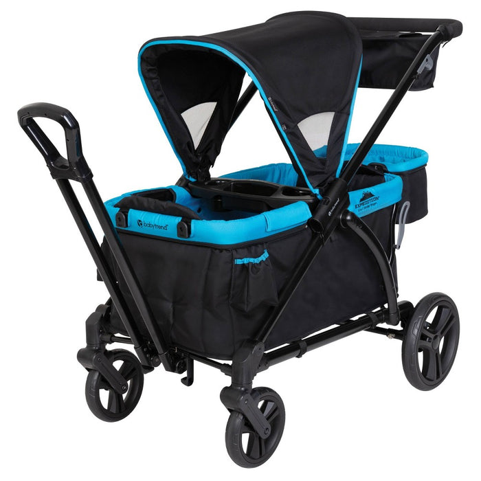 Baby Trend Expedition 2-in-1 Stroller Wagon Plus, 2023, Ultra Marine