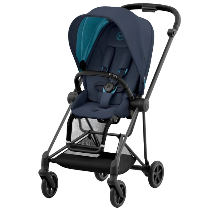 Cybex MIOS Stroller, 2022, Navy Blue, Matte Black