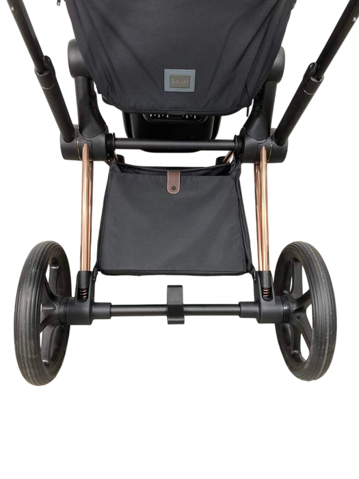Shop Cybex PRIAM Stroller, 2023, Deep Black, Rosegold at GoodBuy Gear