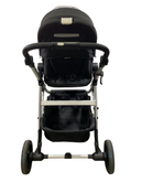 Shop Mockingbird Single to Double 2.0 Stroller, 2024, Black, Silver With Black Leather, Watercolor Drops at GoodBuy Gear