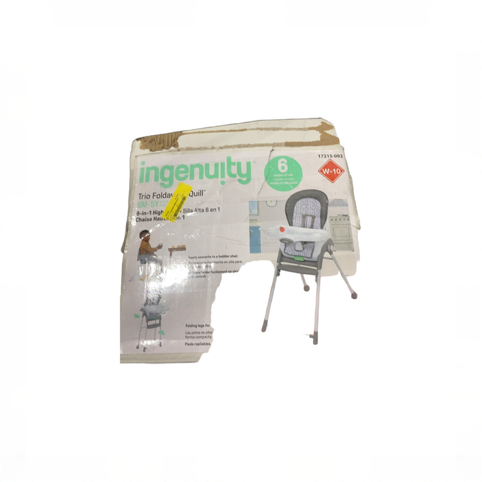 Shop Ingenuity Trio Foldaway 6-in-1 High Chair, Quill at GoodBuy Gear