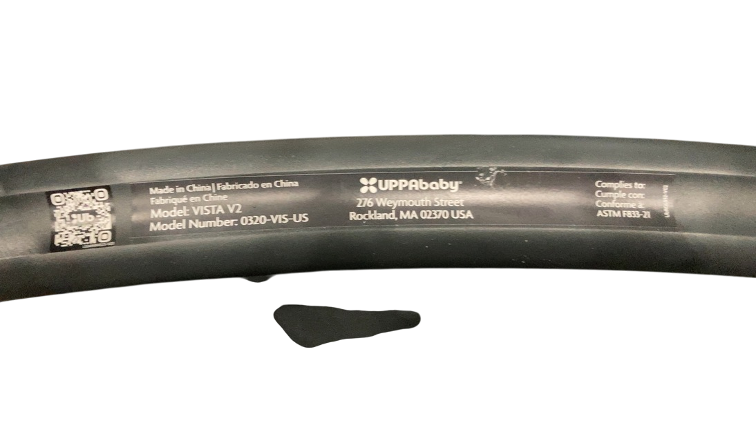 Shop UPPAbaby VISTA V2 Stroller, 2023, Anthony (White & Grey Chenille) at GoodBuy Gear