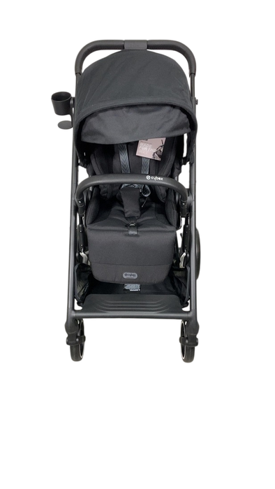 Shop Cybex Balios S Lux Stroller and Cot S Lux, Moon Black, 2024, Black Frame at GoodBuy Gear