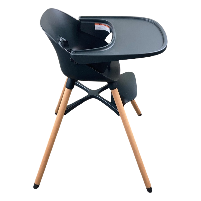 Shop Lalo The Chair, Licorice, Natural Wood at GoodBuy Gear