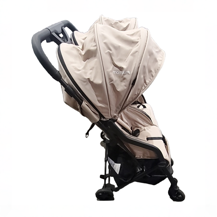 Shop Mompush Lithe Double Stroller, 2026, Khaki at GoodBuy Gear