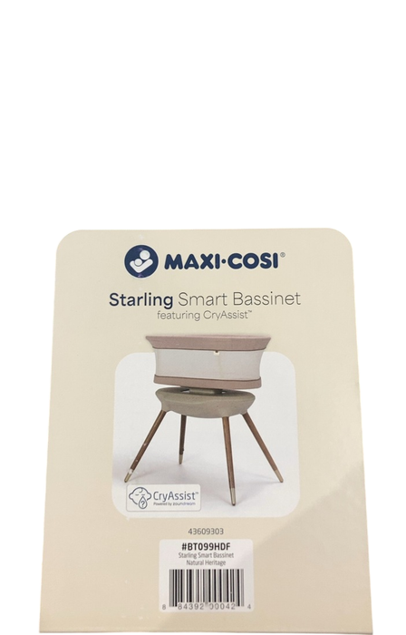 Shop Maxi-Cosi Starling Smart Bassinet, Natural Heritage at GoodBuy Gear