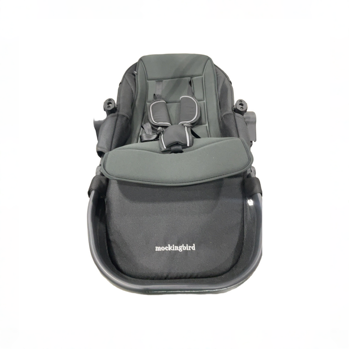 Shop Mockingbird 2nd Seat Kit 3.0, Charcoal with Penny Leather, Solid Black at GoodBuy Gear