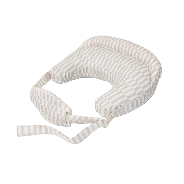 Shop Boppy Complete Nursing Pillow, Taupe Broken Stripes at GoodBuy Gear