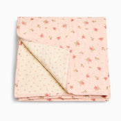 Shop Tiny Kind Organic Cotton Muslin Blanket, Little Roses at GoodBuy Gear