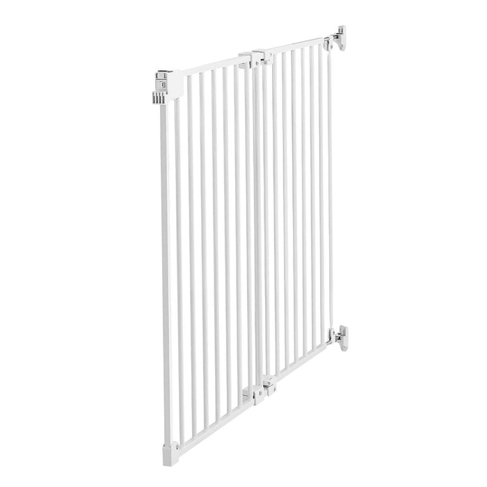 Shop Vevor Adjustable Baby Gate, White at GoodBuy Gear
