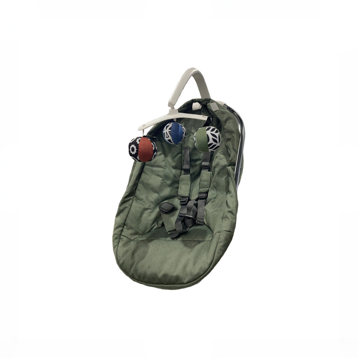 Shop UPPAbaby Mamaroo Smart Swing, Camila (Dark Green Melange) at GoodBuy Gear