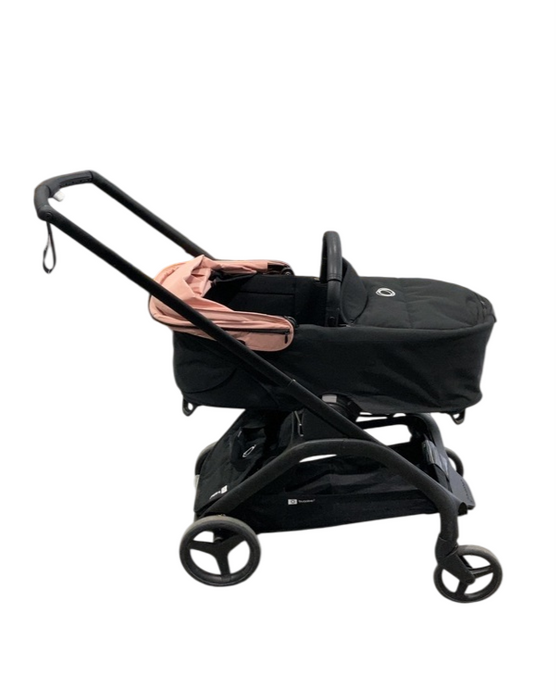 Shop Bugaboo Dragonfly Bassinet and Seat Stroller, 2023, Black, Midnight Black, Pink at GoodBuy Gear