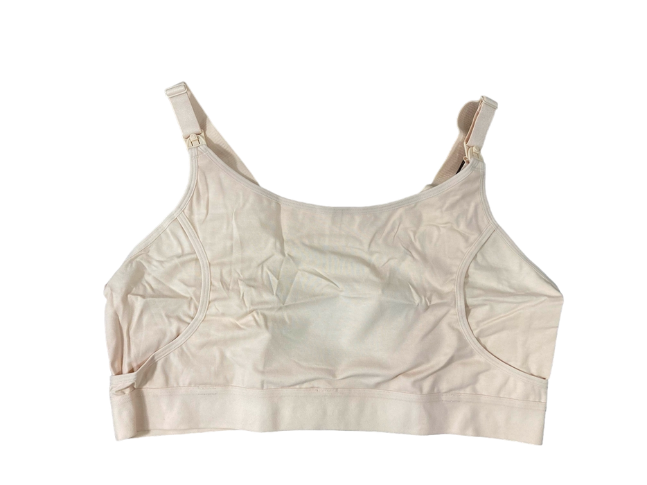 Shop Momcozy Hands-Free Nursing And Pumping Bra, 2XL, Beige at GoodBuy Gear