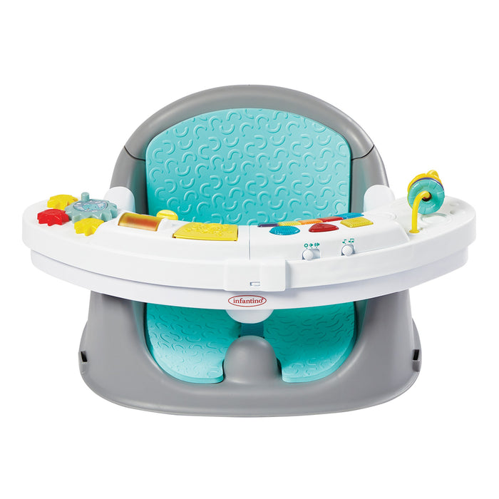 Infantino Music & Lights 3-in-1 Discovery Booster, Teal