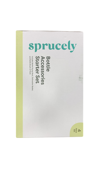 Shop Sprucely Bottle Accessories Starter Set, White/Grey at GoodBuy Gear