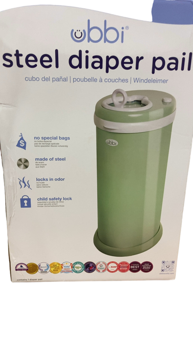 Shop Ubbi Diaper Pail, Sage at GoodBuy Gear
