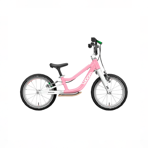 Shop Woom GO 1 Plus Balance Bike, Powder Pink - HIDDEN SR 8/3 at GoodBuy Gear