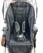 used Mockingbird Single to Double Stroller, 2021, Silver with Penny Leather, Windowpane, Black