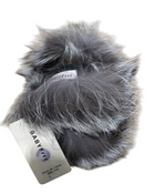 Shop BabyFrrr Faux Fur Stroller Hood Trim, Grey/White at GoodBuy Gear
