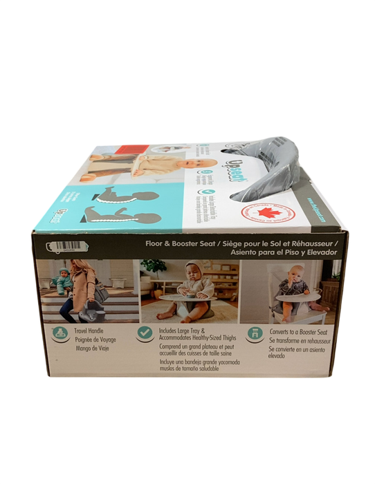 Shop Upseat Baby Floor & Booster Seat with Tray, Grey at GoodBuy Gear