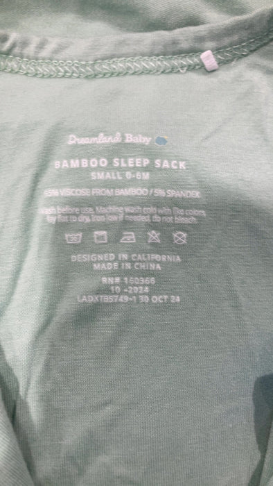 Dreamland Bamboo Classic Sleep Sack (Non-Weighted), 0-6 Months, Sage