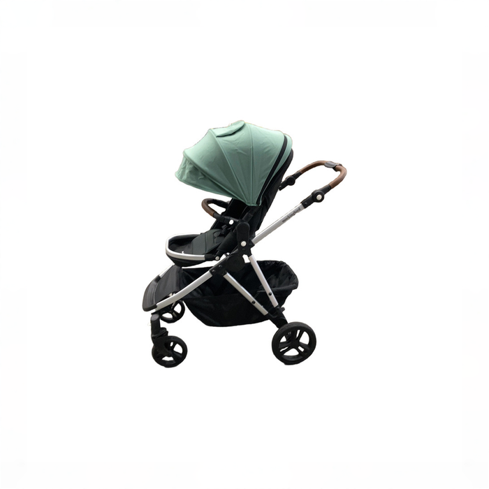Shop DRAFT - Mockingbird Single to Double 3.0 Stroller, 2025, Sage, Silver with Penny Leather at GoodBuy Gear