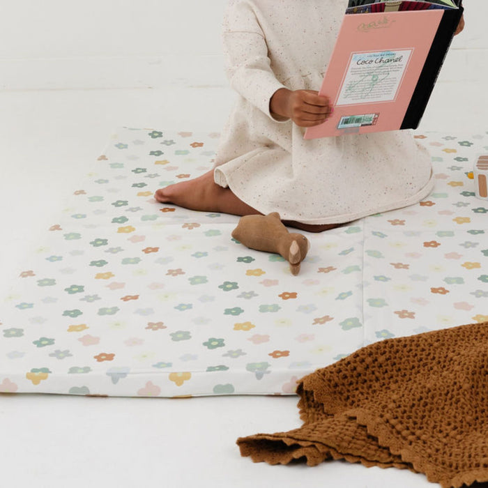 Toki KIds Playful Posies Vegan Leather Mat