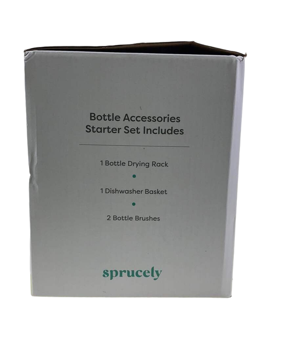 Shop Sprucely Bottle Accessories Starter Set, White/Grey at GoodBuy Gear